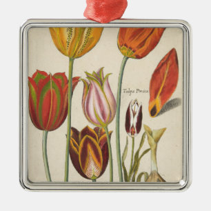 Ornement Métallique Tulipes