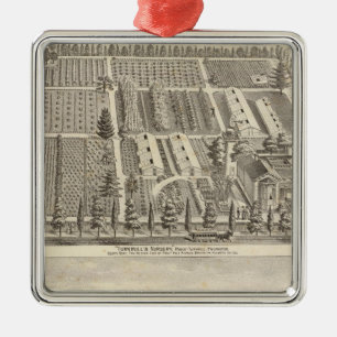 Ornement Métallique Turnbull's Nursery, Fitch res