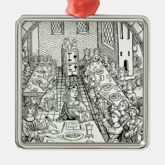 Ornement Métallique Un banquet princier, 1491 (Devant)