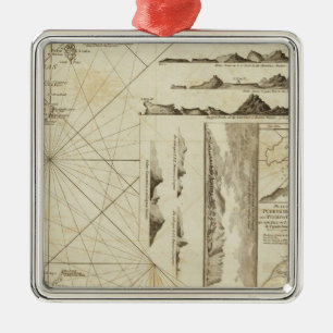Ornement Métallique Un diagramme du Maderas et des Îles Canaries