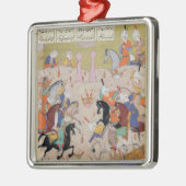 Ornement Métallique Un jeu de polo (Gauche)