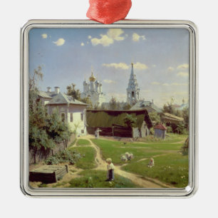 Ornement Métallique Un petit yard à Moscou, 1878