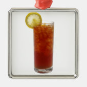 Ornement Métallique Un verre de thé glacé (Devant)