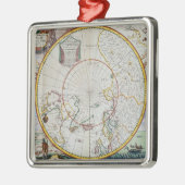 Ornement Métallique Une carte du Pôle Nord (Gauche)
