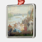 Ornement Métallique Une régate chez Asnieres pendant le deuxième (Gauche)