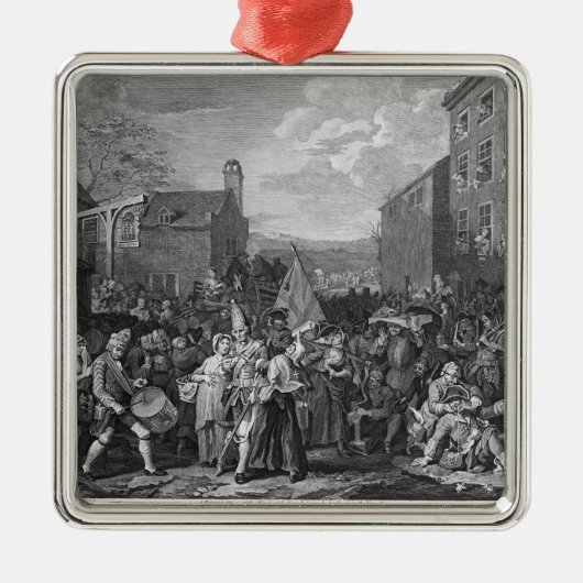 Ornement Métallique Une représentation de mars des gardes (Devant)