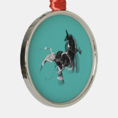 Ornement Métallique Unicorne numérique (Droite)