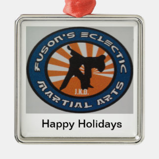 Ornement Métallique Vacances Ornamnet de Noël d'arts martiaux