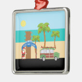 Ornement Métallique Vacances sur la plage (Gauche)