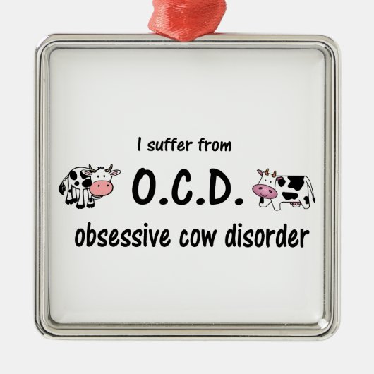 Ornement Métallique Vache OCD (Devant)