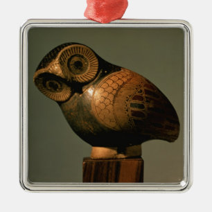 Ornement Métallique Vase sous forme de hibou, Proto-Corinthien