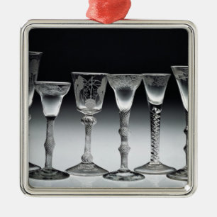 Ornement Métallique verres d'Air-torsion, 1750-60