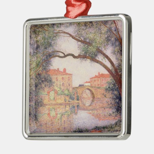 Ornement Métallique Village en Normandie (Gauche)