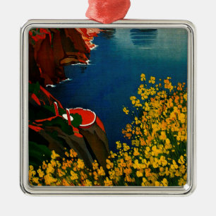 Ornement Métallique Vintage Capri L'Isola del Sole Italie