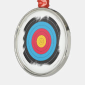 Ornement Métallique Visage de cible (Gauche)