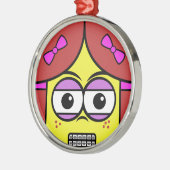 Ornement Métallique Visage de l'axe (Gauche)