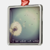 Ornement Métallique Voeux de Dandelion (Gauche)