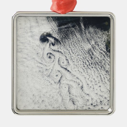 Ornement Métallique Von Karmann nuages vortices (Devant)