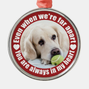 Ornement Métallique VOTRE PHOTO Far Apart Love