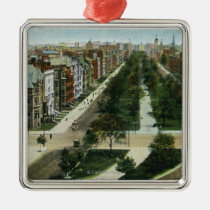 Ornement Métallique Vue aérienne d'avenue de Commonwealth