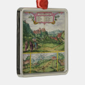 Ornement Métallique Vue d'Alhambra, de 'Civitates Orbis Terrar (Droite)