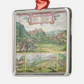 Ornement Métallique Vue d'Alhambra, de 'Civitates Orbis Terrar (Gauche)