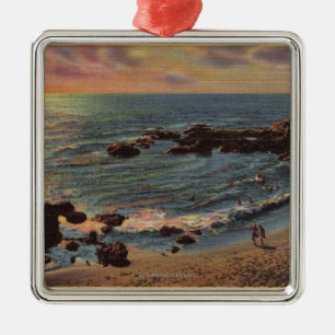 Ornement Métallique Vue de la crique de l'en bois