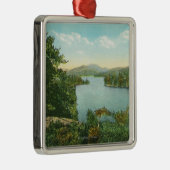 Ornement Métallique Vue de lac inférieur Saranac d'île de bluff (Droite)