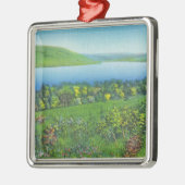 Ornement Métallique Vue de point de Sénèque du lac (Gauche)