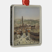 Ornement Métallique Vue de Vérone, gravée par L. Cherbuin (couleur en (Droite)