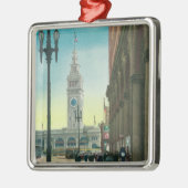 Ornement Métallique Vue du St du marché inférieur montrant la tour de (Gauche)