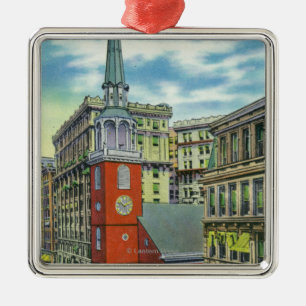 Ornement Métallique Vue extérieure de la vieille église du sud