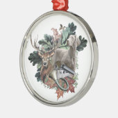 Ornement métallique Weimaraner (Gauche)