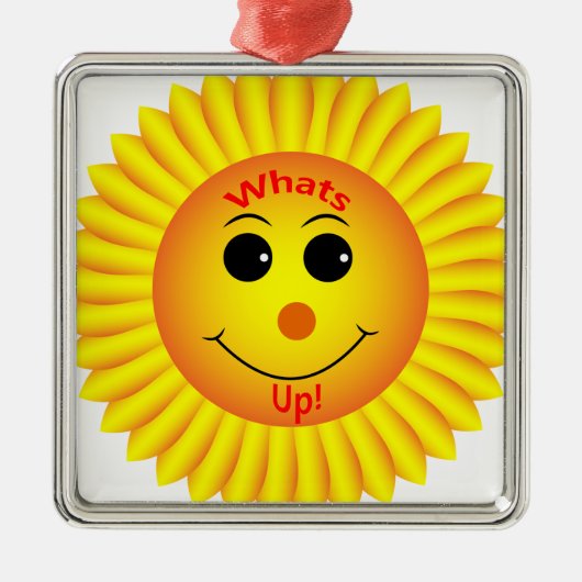 Ornement Métallique Whats Up ! (Devant)