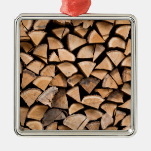 Ornement Métallique Woodpile