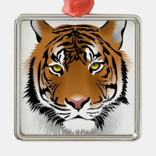 Ornement Métallique Yeux de Tigre
