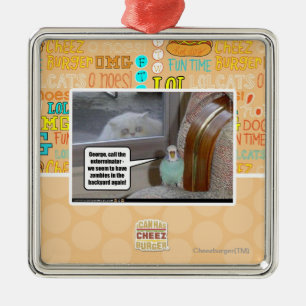 Ornement Métallique Zombis dans le jardin