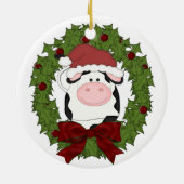 Ornement mignon d'arbre de vacances de Noël de (Dos)