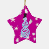 Ornement mignon de bonhomme de neige (Droite)