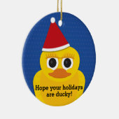 Ornement mignon de canard de Noël (Droite)