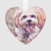 Ornement mignon de chiens (devant)