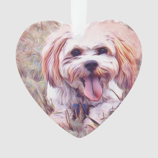 Ornement mignon de chiens (devant)