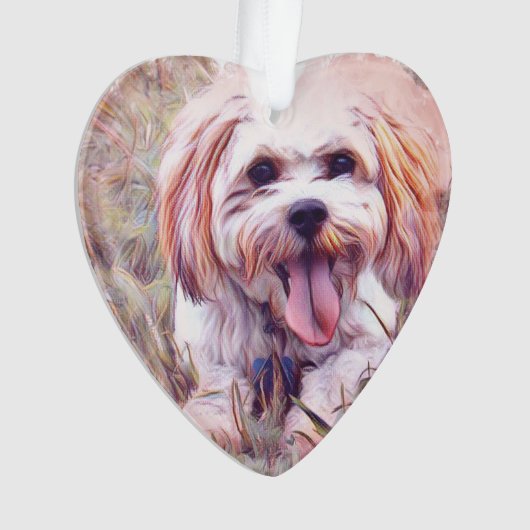 Ornement mignon de chiens (devant)