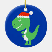 Ornement mignon de Dino de dinosaure de Noël de (Dos)