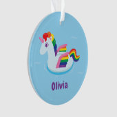 Ornement mignon de flotteur de piscine (devant)