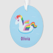 Ornement mignon de flotteur de piscine (devant)