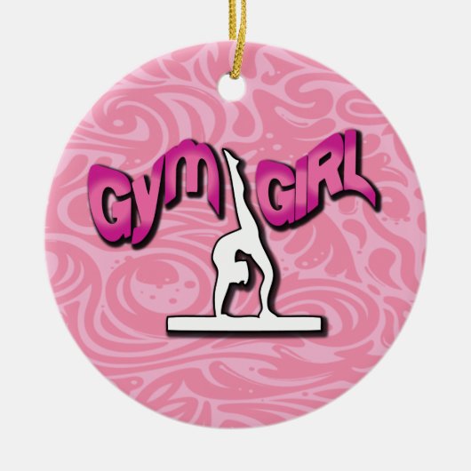 Ornement mignon de gymnastique (Devant)