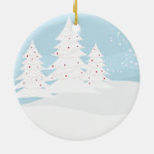 Ornement mignon de Noël d'amour de couples de (Dos)