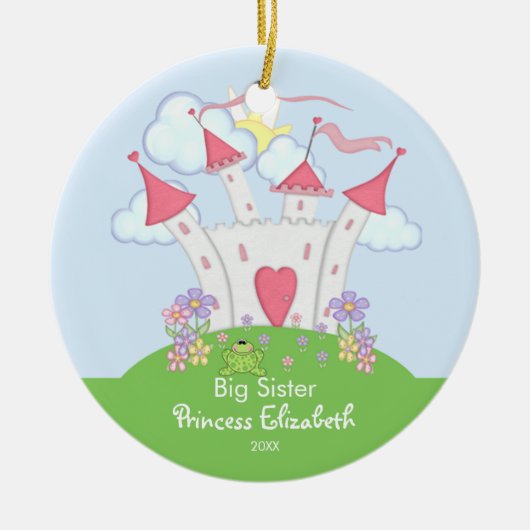 Ornement mignon de Noël de grande soeur de (Devant)