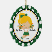 Ornement mignon de Noël de grande soeur de pom-pom (Droite)